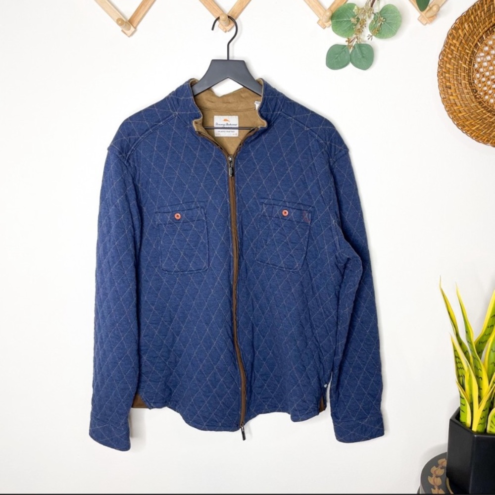 Tommy Bahama Greenwich Quilted Full-Zip Jacket